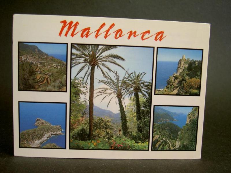 Vykort Spanien Mallorca Flerbildskort