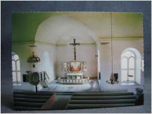 Vykort Persnäs kyrka Interiör