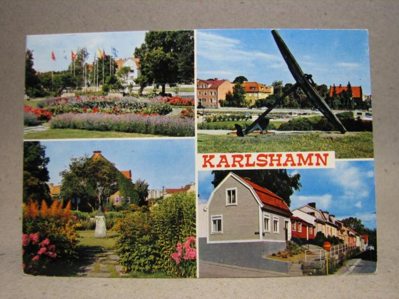 Karlshamn 1977 Flerbild Blekinge