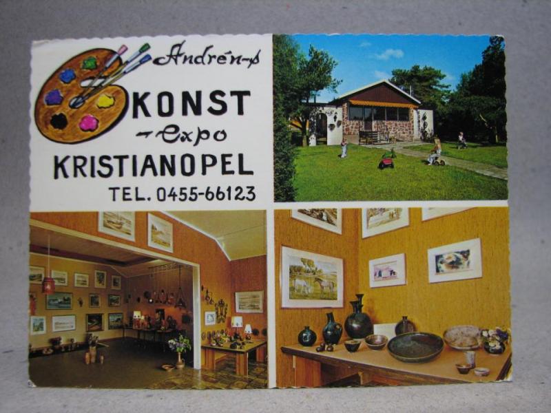Andréns konst expo Kristianopel 1978 Blekinge