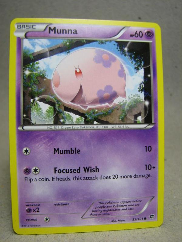 Pokémon Spel / samlarkort - Munna
