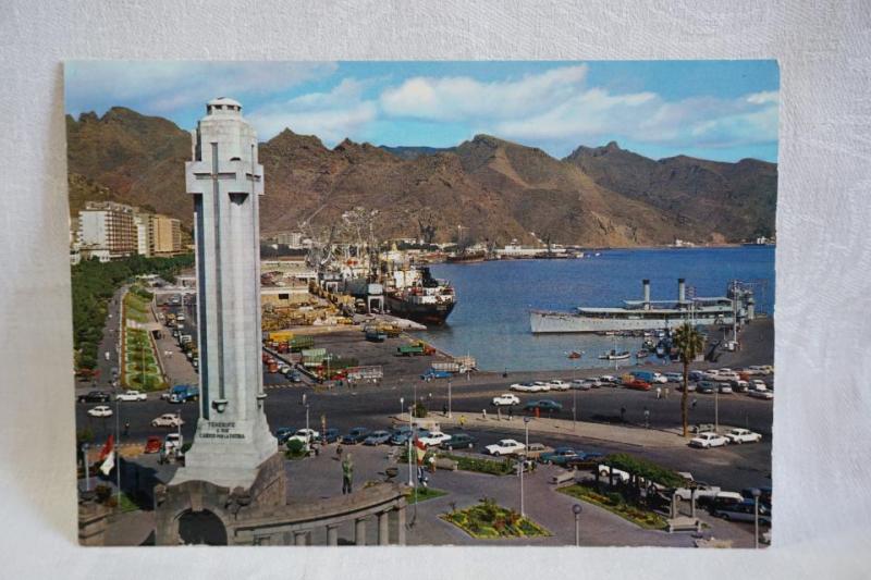 Vykort Bilar och Fartyg i Santa Cruz De Tenerife