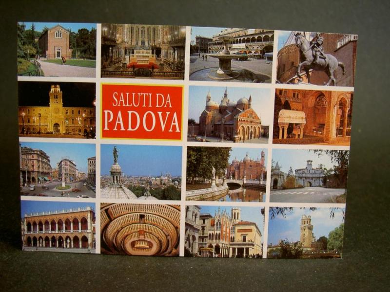 Vykort Italien Padova Flerbildskort