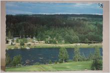 Vy över Värnäs Camping Norra Ny Norra Värmland Oskrivet äldre vykort