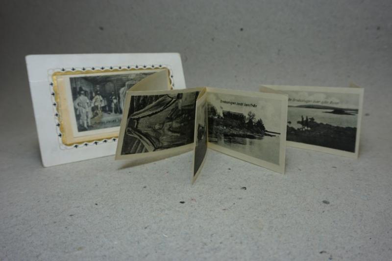 Gammal Folder med 10 st bilder Naturhistoriska Riksmuseet Förlag Granhammar Stämplad 1923 Dalarna