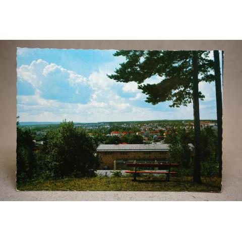 Karlskoga utsikt från Folkets Park Oskrivet äldre vykort