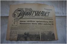 Idrottsbladet  1952 nr  55  - Sporthändelser under 1950-tal - Bl.a om Göran Världens sprinterkung  1954  .......