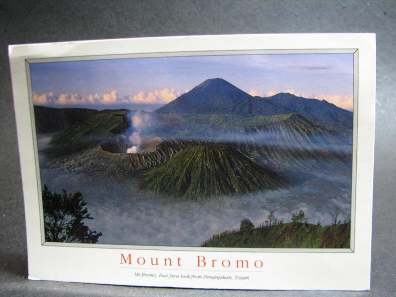 Vykort Indonesien Mount Bromo
