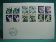 Skydda Djuren  24/10  1973  - FDC med Fint stämplade frimärken