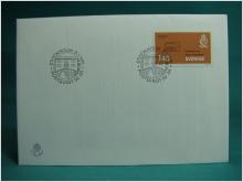 Postgirot 50 år 21/1 1975  - FDC med Fint stämplade frimärken