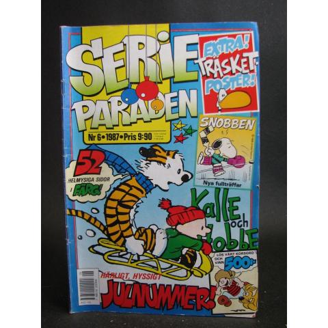 Serietidning - Serieparaden Nr 6 1987