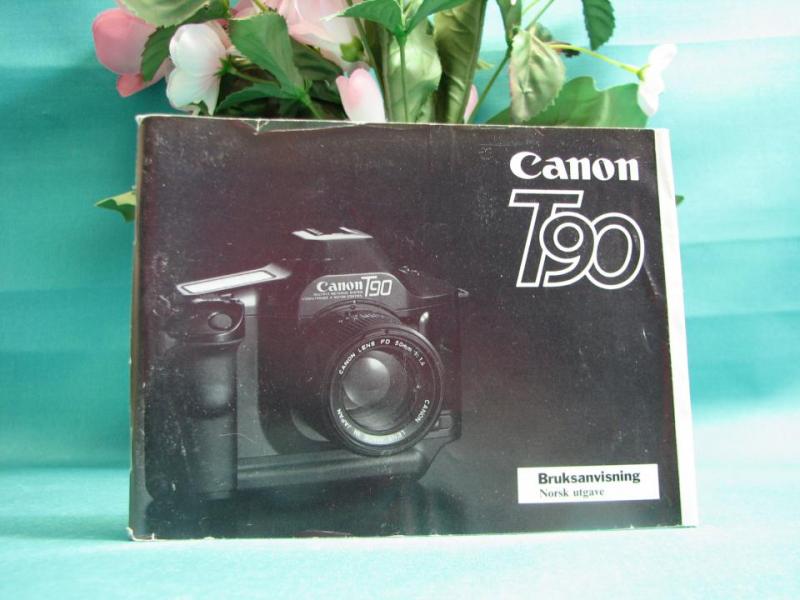 Bruksanvisning Canon T90 Norsk utgave