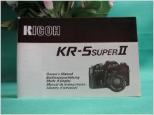 Bruksanvisning Ricoh KR-5 super 11