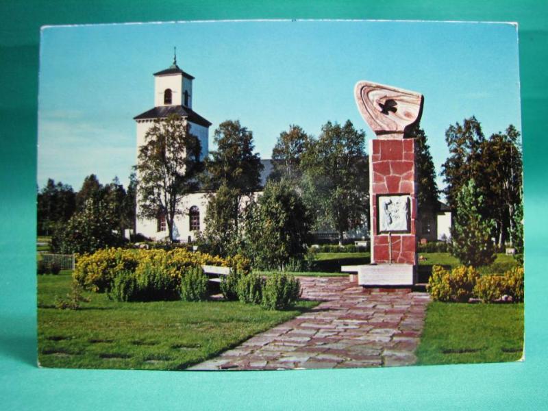 Trandstrands kyrka  - Dalarna - Ostämplat frimärke