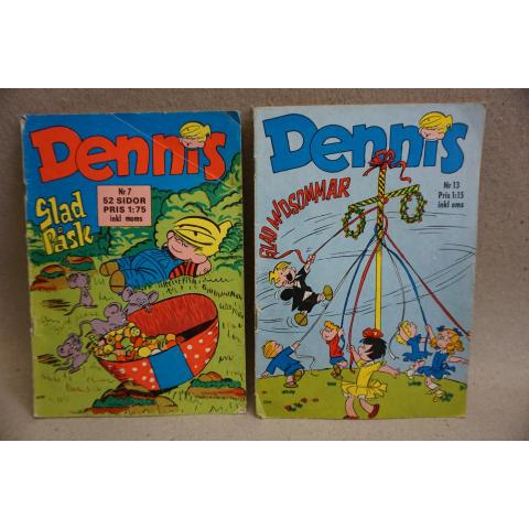 Dennis  Nr. 13 1968 + Nr. 7 1969