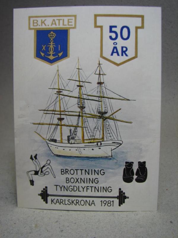 B:K ATLE 50 år Karlskrona 1981