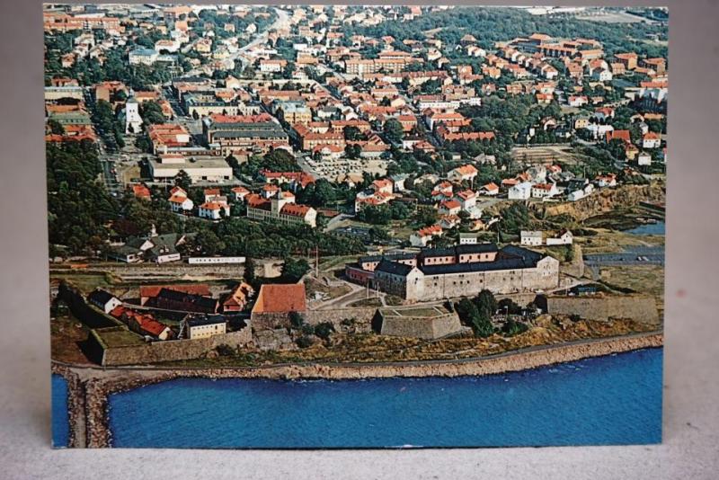 Vy över Varberg - Fin Svensk evenemangstämpel / Ortsstämpel - Lindköping  1981