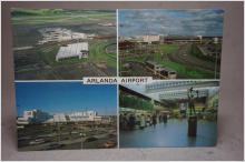 Vyer från Arlanda Airport Oskrivet äldre vykort