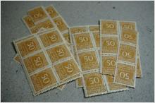 60 stycken Germany Deutsches Reich 50 tausend mark Stamps Weimar Republic 1921 till 1923