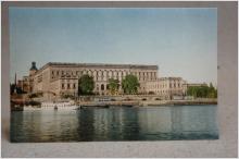 Stockholms slott  - Oskrivet Gammalt vykort - sagokonst
