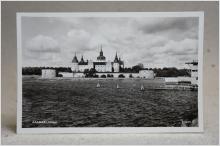 Kalmar slottet 1948   - Gammalt oskrivet vykort anteckning på baksidan - Pressbyrån