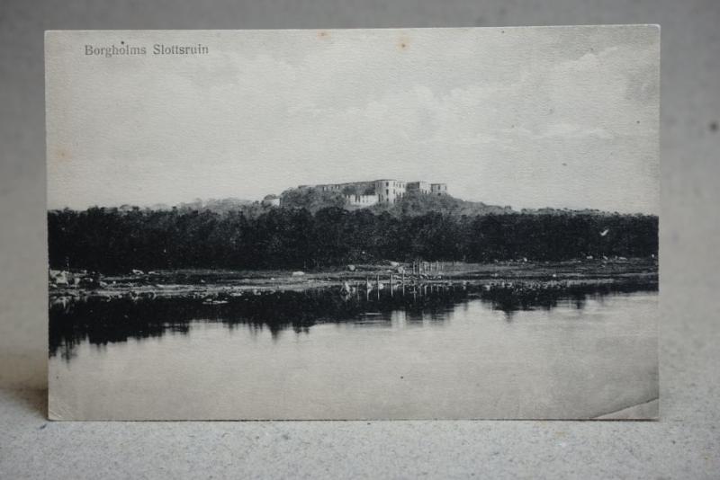 Borgholms slottsruin  Öland  - Antikt oskrivet vykort 