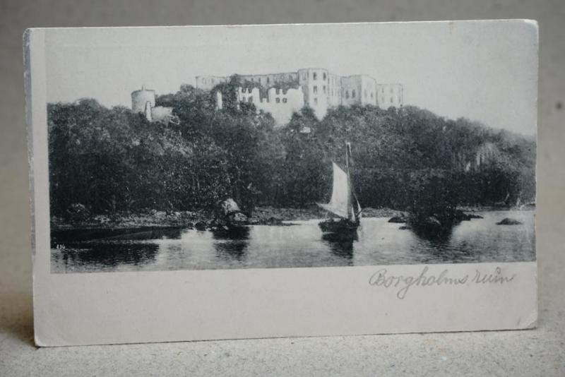 Borgholms slottsruin  Öland  - Antikt oskrivet Brefkort 