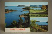 Vykort - Vy mot Vallen Rävsön - Bönhamn Nordingrå 1987