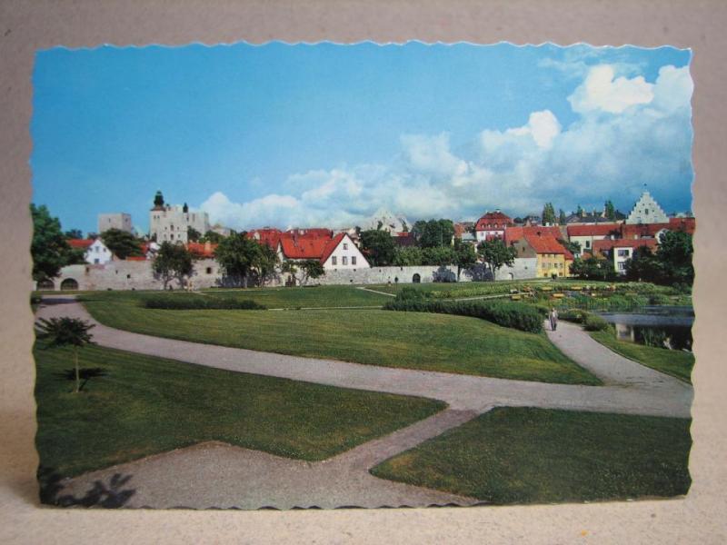 Vykort Gotland -  Visby - Almedalen 