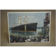 Passagerar fartyg Stockholm 1915 Svenska Amerikalinjen skrivet gammalt vykort