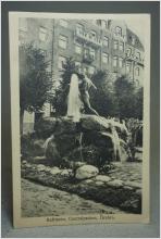 Gammalt vykort - Staty Befriaren Centralparken Örebro