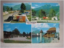 Vykort - Campingplats Gamla Bilar - Luzern