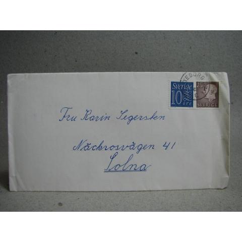 Försändelse med stämplade  frimärken - Göteborg -63