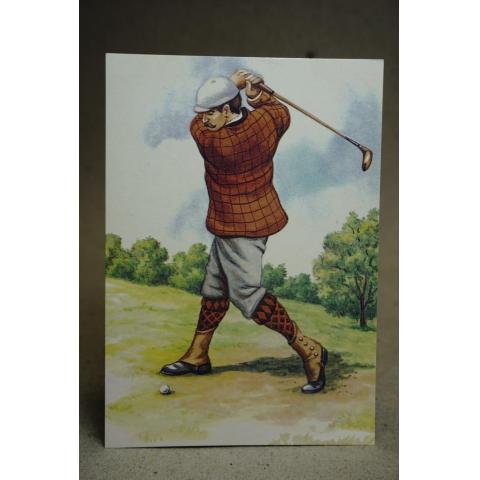 Golfspelare -  Oskrivet vykort
