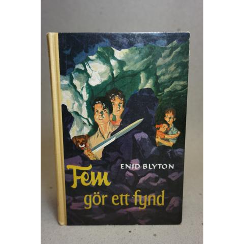 Fem gör ett fynd av Enid Blyton 1961   /  Rabén & Sjögren