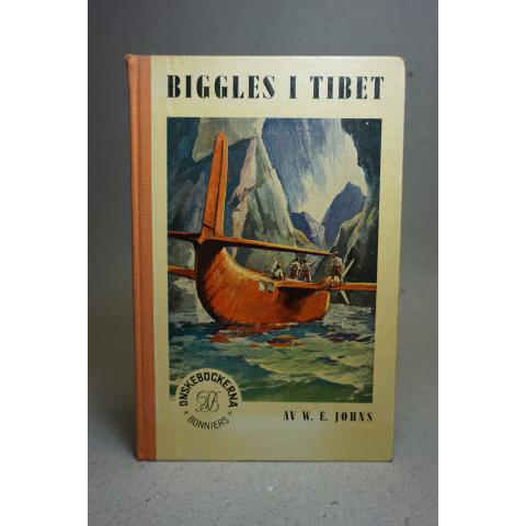 Biggles i Tibet av W:E: JOHNS  1952  /  Nr. 100 Albert Bonniers förlag - Önskeböckerna