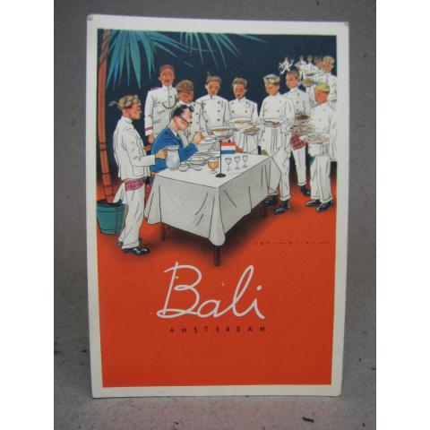 Bali Amsterdam 1960 skrivet gammalt vykort