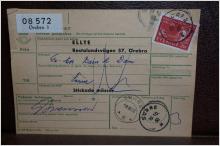Frimärke  på adresskort - stämplat 1963 - Örebro 3 - Sunne