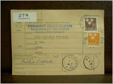 Frimärken  på adresskort - stämplat 1965 - Karlstad 2 - Skåre