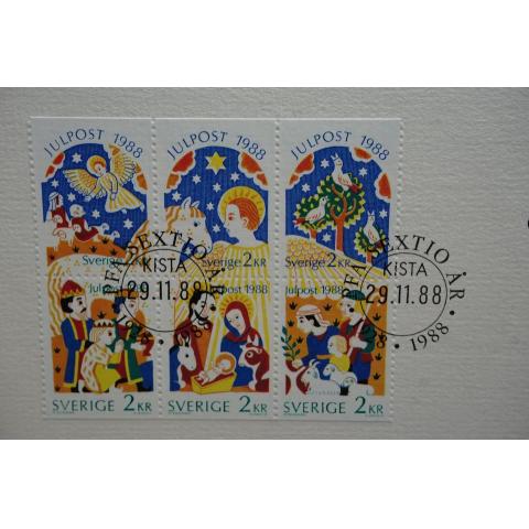 Julfrimärken - Gåva till abonnenterna 1988