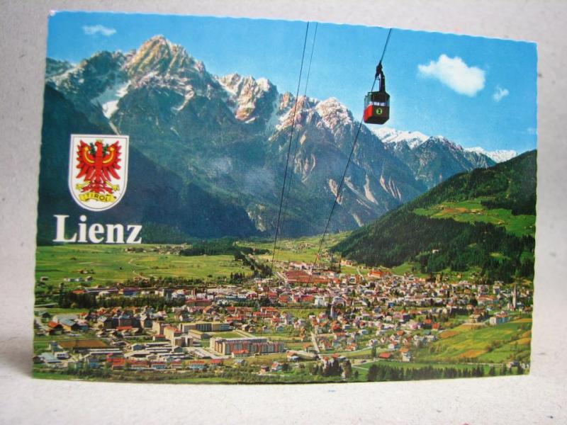 Vykort - Linbana vy över Lienz - Tirol
