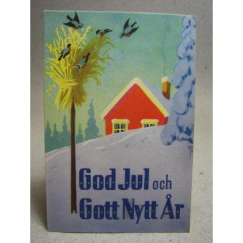 Julkort - Gammalt Vykort  - 1930-talet