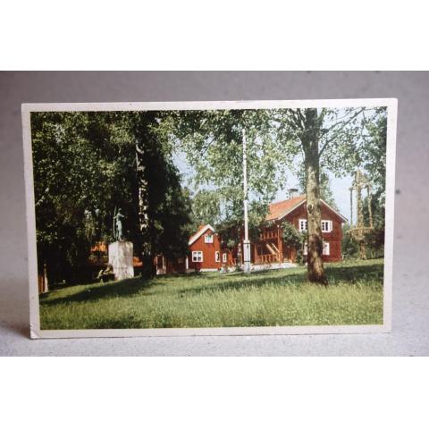 Ludvika Brunnsviks Folkhögskola 1953 - Gammalt oskrivet vykort 