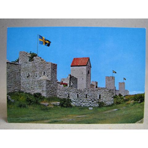 Vykort Gotland -  Visby Stadsmuren mot öster