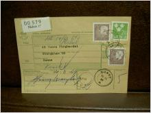 Paketavi med stämplade frimärken - 1964 - Malmö 17 till Sunne