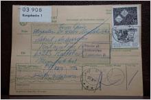Poststämplat  adresskort med frimärken 1972 - Kungsbaka 1 - Karlstad