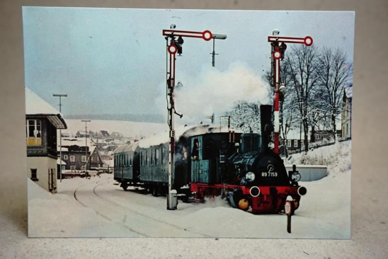  Tåg Ånglok Lokomotive 897159 -  Fin svensk evenemangstämpel / Ortsstämpel  / Kungälv 1979