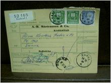 Paketavi med stämplade frimärken - 1964 - karlstad 1 till Sunne