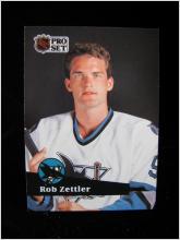 Pro Set 1991 Rob Zettler Sharks