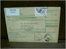 Paketavi med stämplade frimärken - 1972 - Fjugesta till Karlstad 5